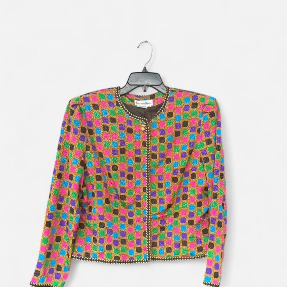 Colorful Geometric Women's Jacket